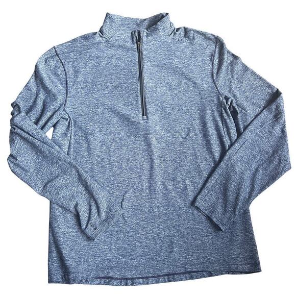 Lululemon Other - LULULEMON Jacket Mens M Blue Surge 1/2 Zip Pullover M3AN8S
